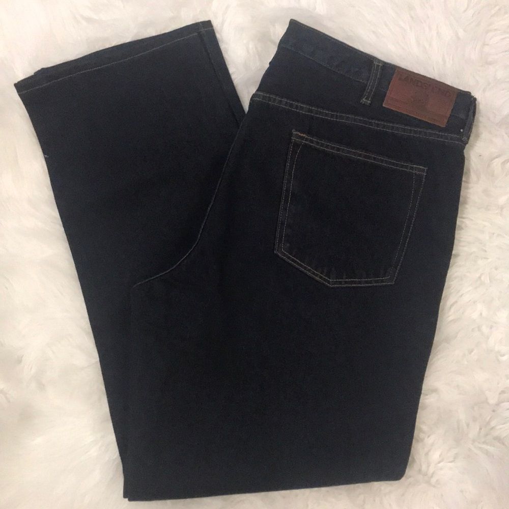 Land’s End Square Rigger Relaxed Fit Denim NWT